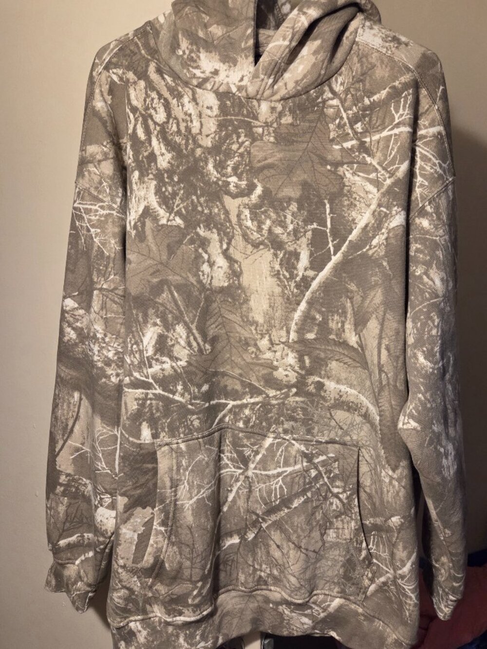 Mens camo hoodie size 2X